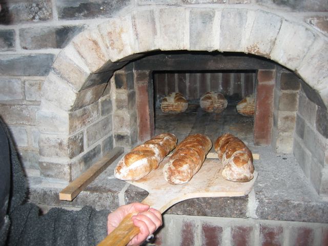 Closeup of front of oven