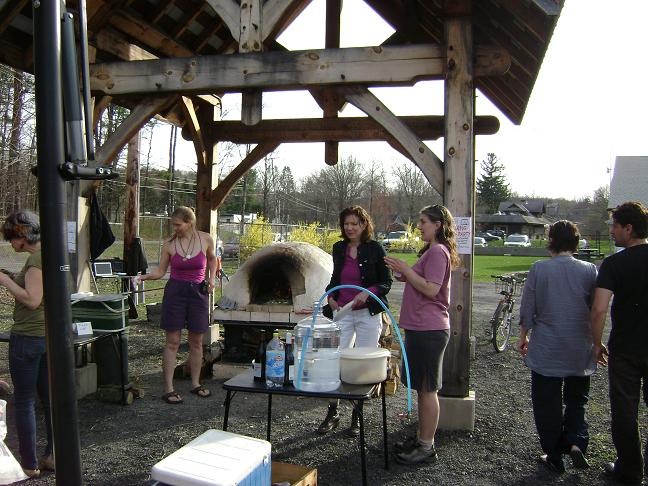 Accord, NY community oven potluck 1
