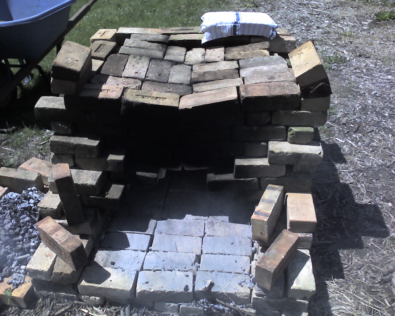 Stacked Brick Oven at The Landing