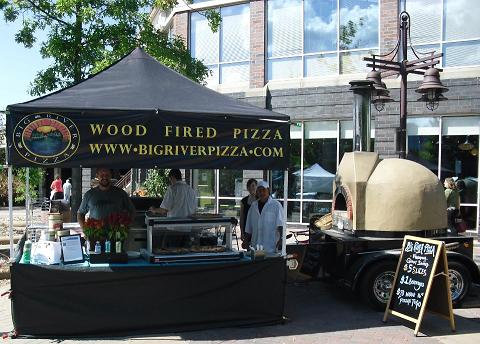 Big River Pizza oven and tesnt